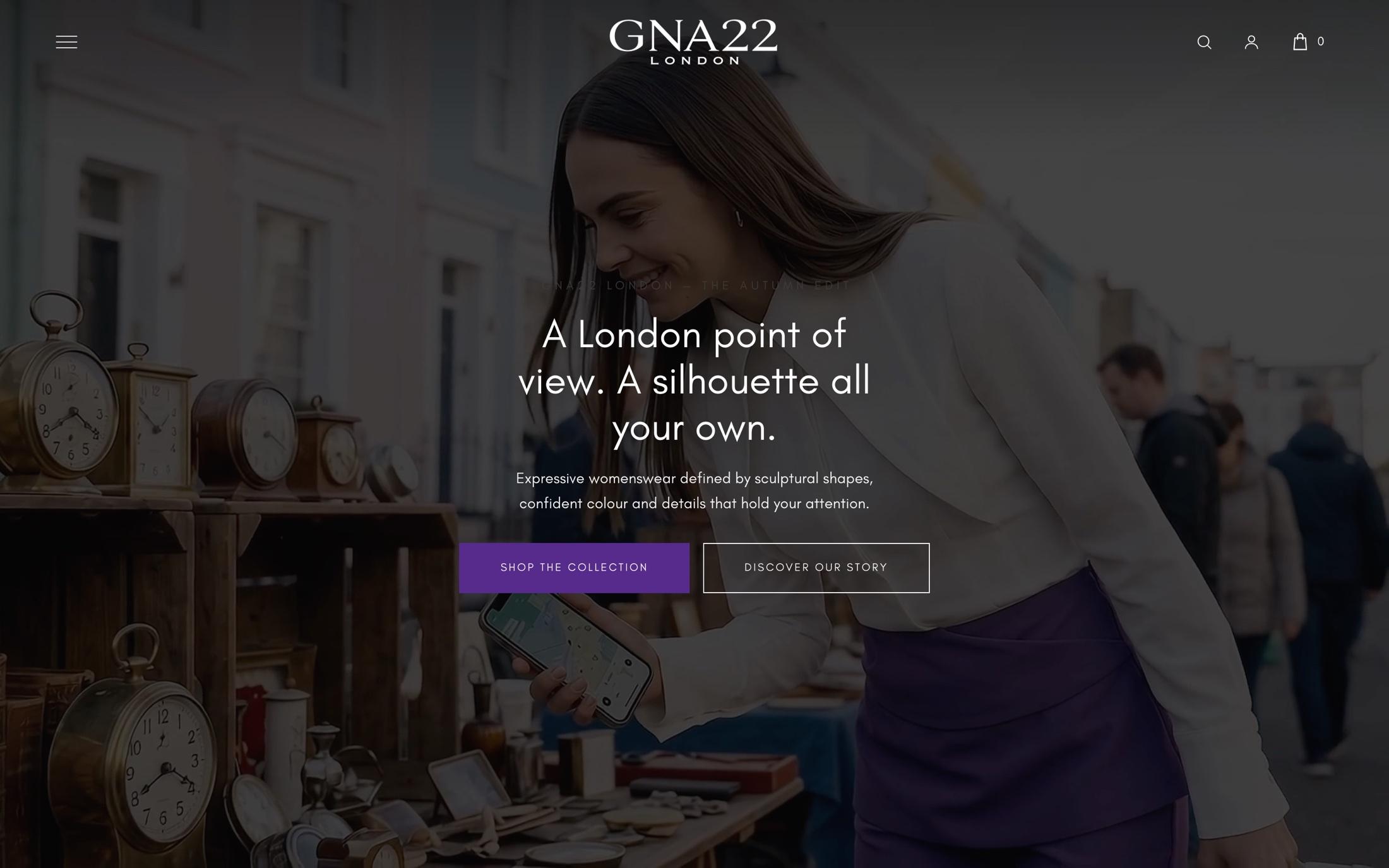 GNA22 London ana sayfası